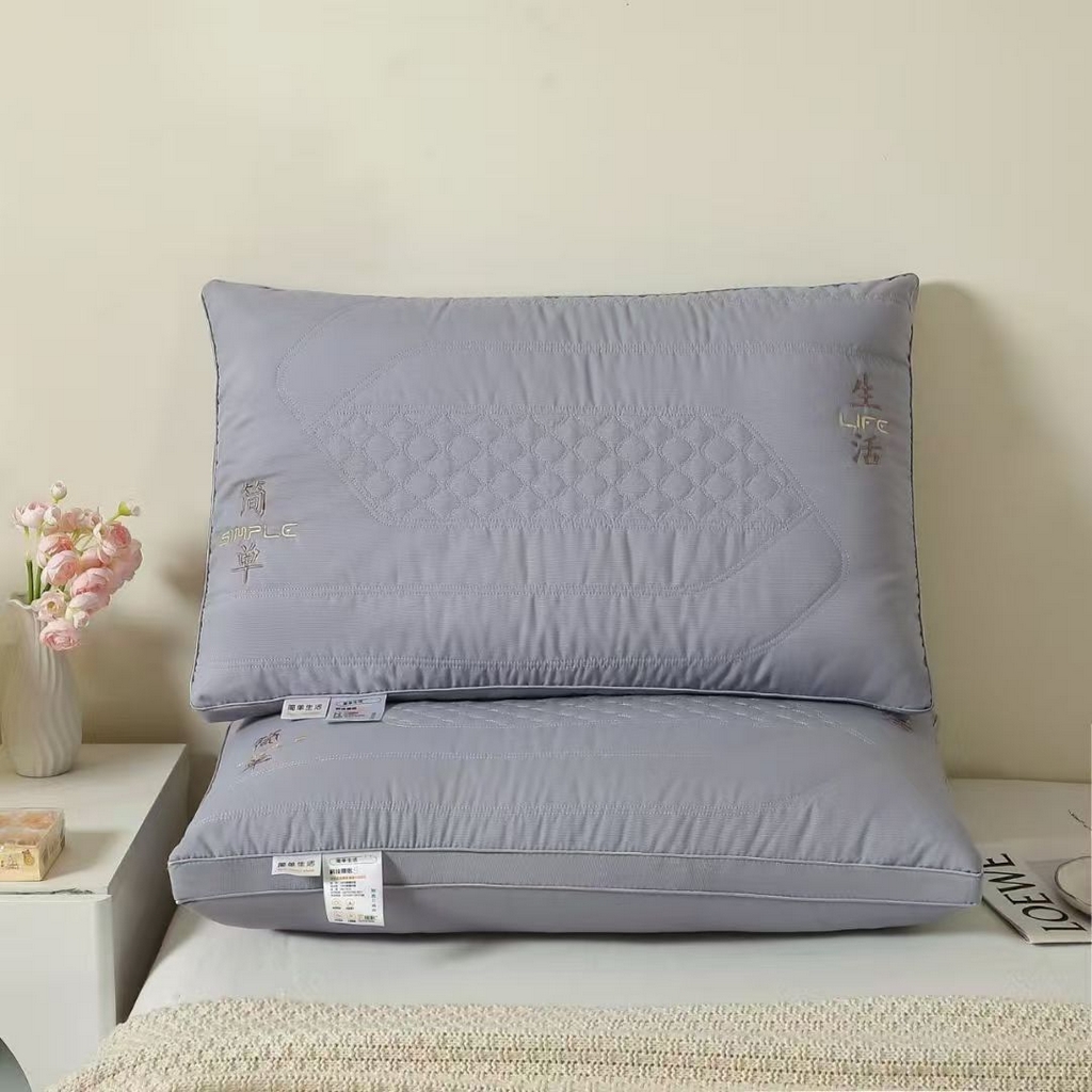 91家纺网 家纺一手货源 找家纺 （总）剑桥枕业 2025新款简单生活热熔硬枕头促销红色婚庆枕芯中高枕头便宜款