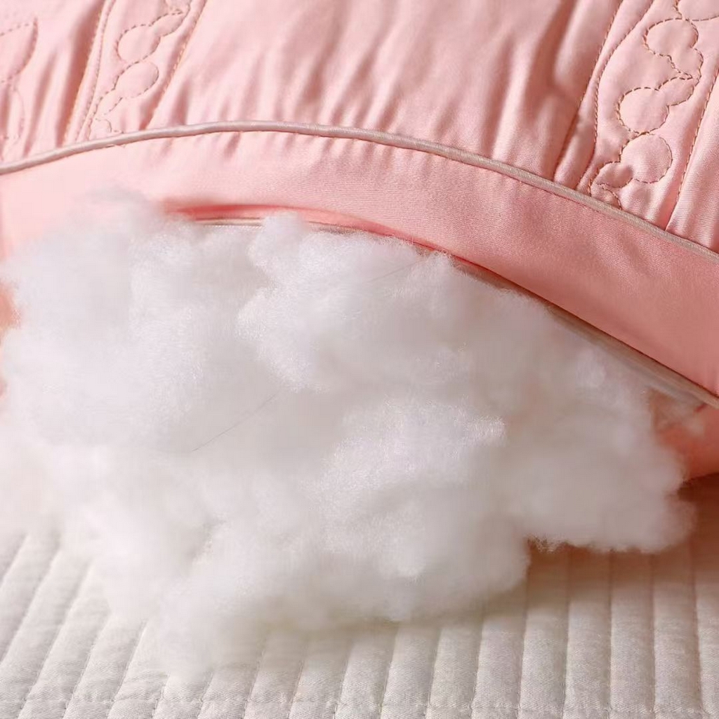 91家纺网 家纺一手货源 找家纺 （总）剑桥枕业 2025新款天然决明子定型护颈枕头红色婚庆枕芯中高枕头