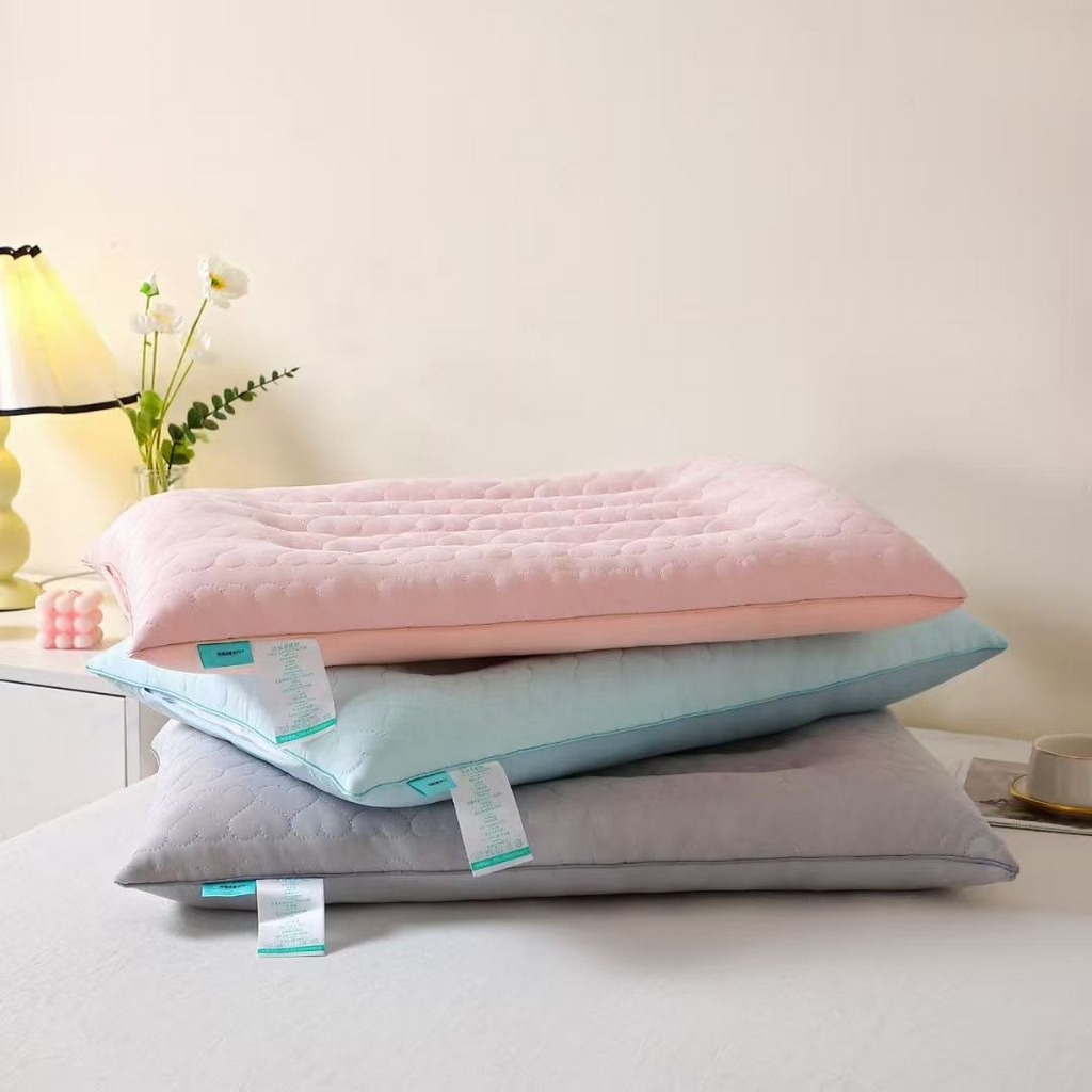 91家纺网 家纺一手货源 找家纺 （总）剑桥枕业 2025新款冰丝凉感低矮枕芯凉感丝学生用枕头成人规格矮枕头