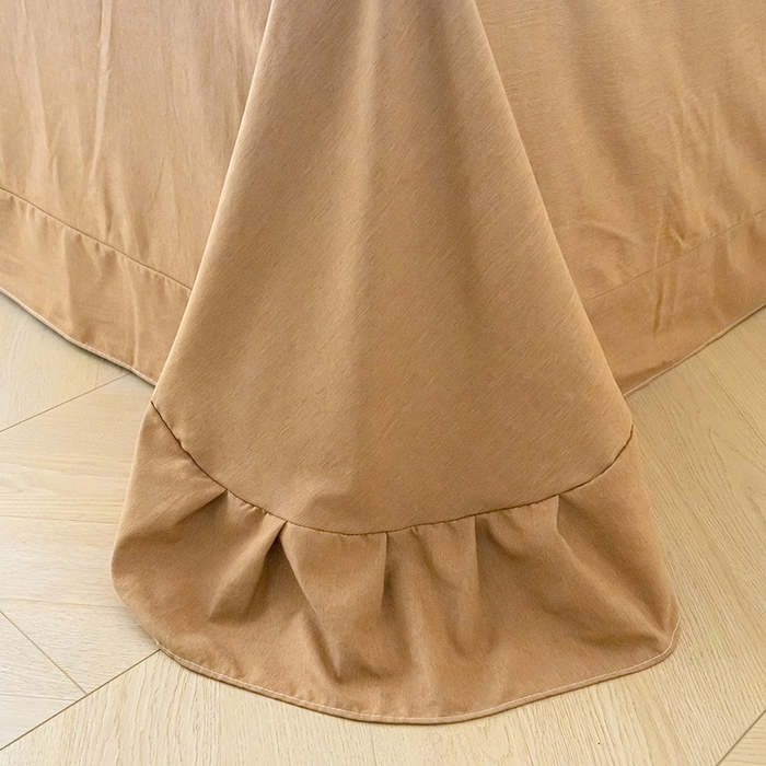 91家纺网 家纺一手货源 找家纺 竹合家纺 2025秋冬新款加厚磨毛色织暖绒系列针织四件套高克重 小熊一家