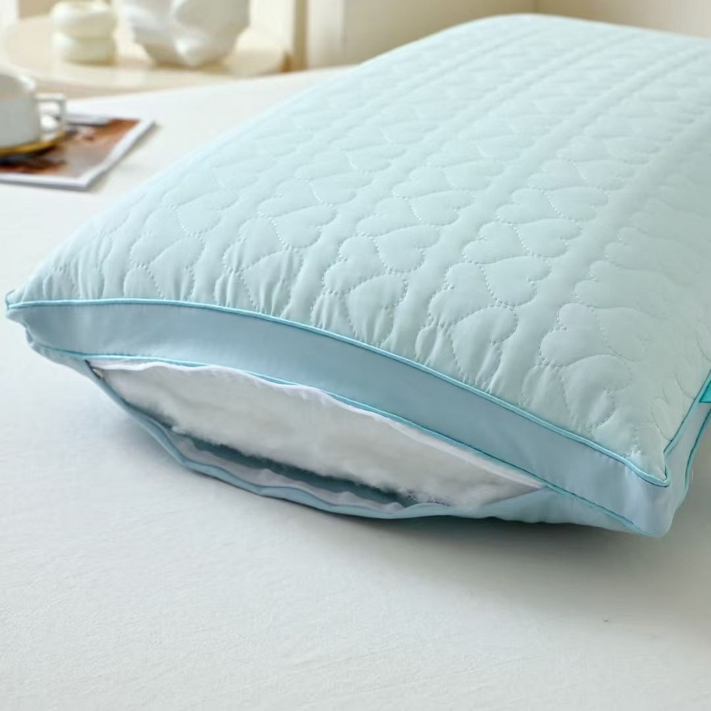 91家纺网 家纺一手货源 找家纺 （总）剑桥枕业 2025新款冰丝凉感热熔枕芯夏季凉感丝枕头成人规格中高硬枕头