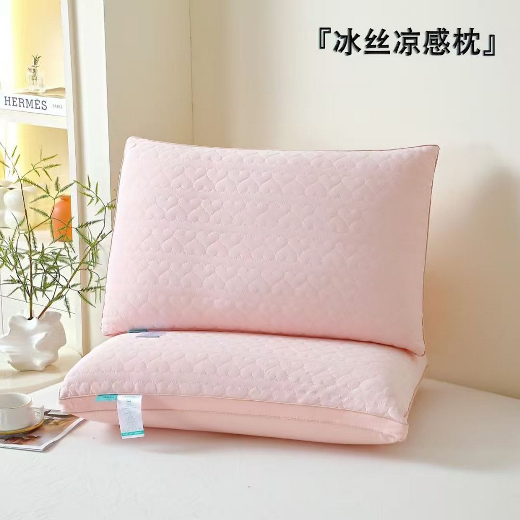 91家纺网 家纺一手货源 找家纺 （总）剑桥枕业 2025新款冰丝凉感热熔枕芯夏季凉感丝枕头成人规格中高硬枕头