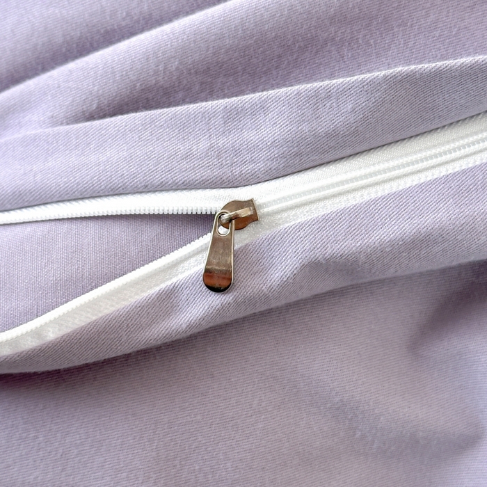 91家纺网 家纺一手货源 找家纺 如意朵 2025新款全棉加厚磨毛绣花四件套风格一（专版花型） 梦幻森林紫