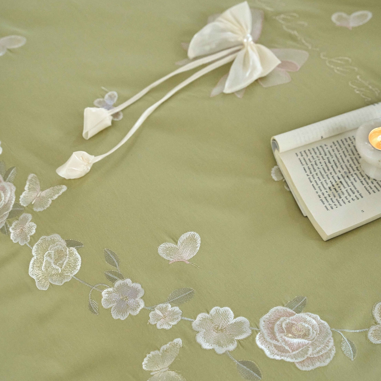 91家纺网 家纺一手货源 找家纺 （总）佳汐蓝家纺 2025秋冬新款刺绣长绒棉全棉纯棉磨毛四件套花序