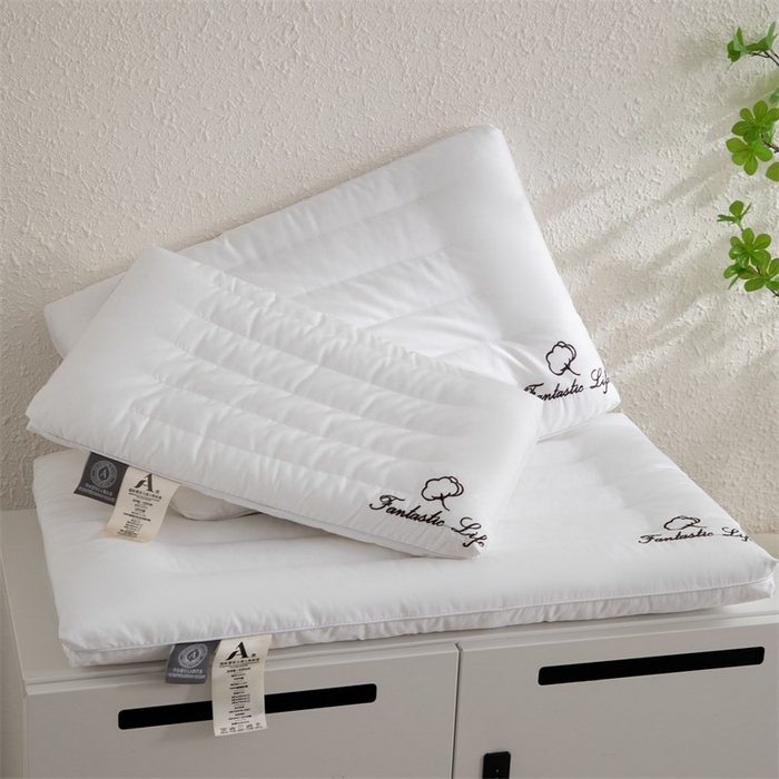 91家纺网 家纺一手货源 找家纺 （总）怡薇格枕芯 2025新款亲子低枕薄枕护颈枕头枕芯