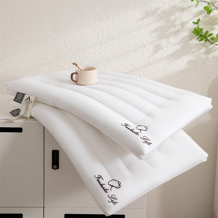 91家纺网 家纺一手货源 找家纺 （总）怡薇格枕芯 2025新款亲子低枕薄枕护颈枕头枕芯