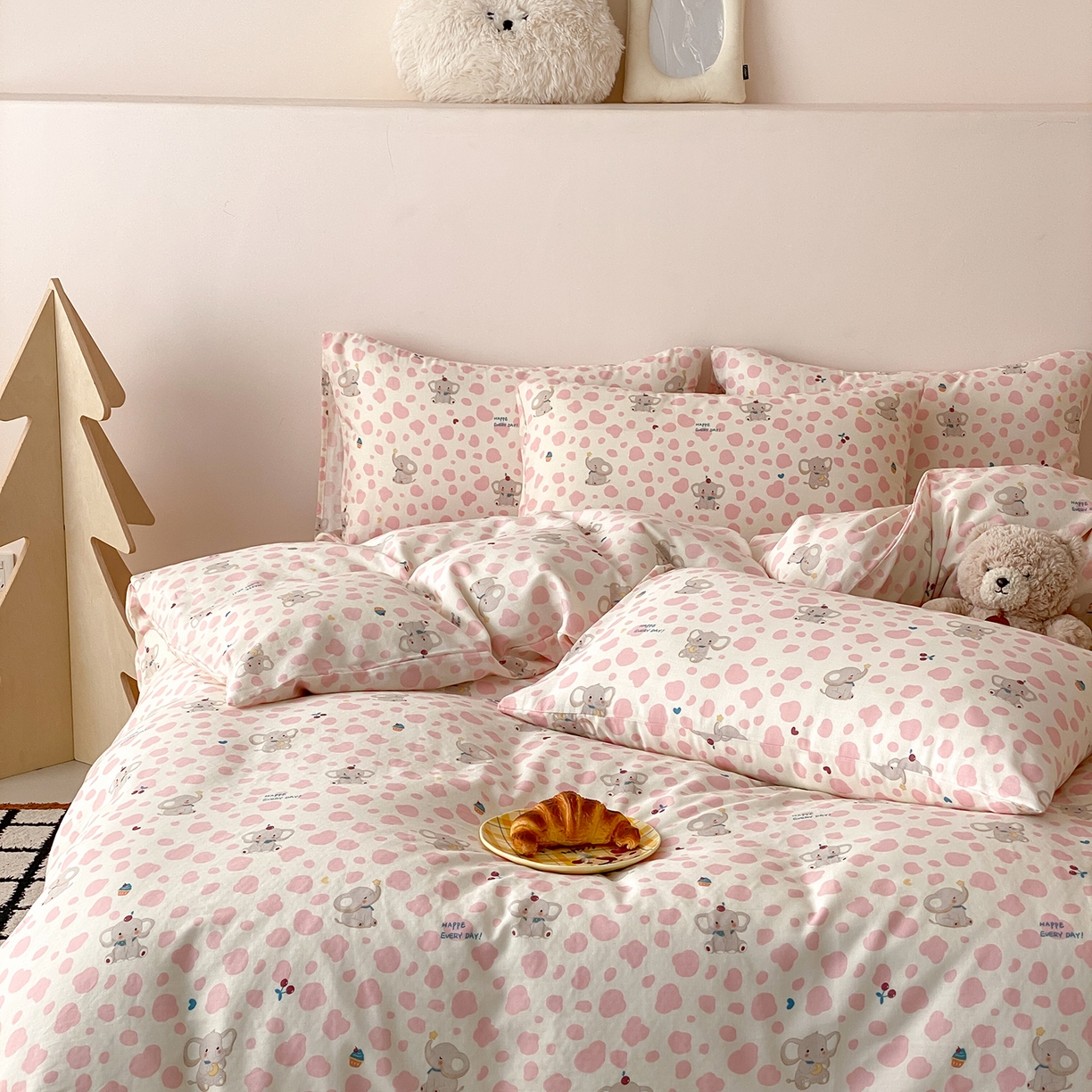 91家纺网 家纺一手货源 找家纺 （总）8小时家纺 2025新款40s天然肌理双层纱四件套