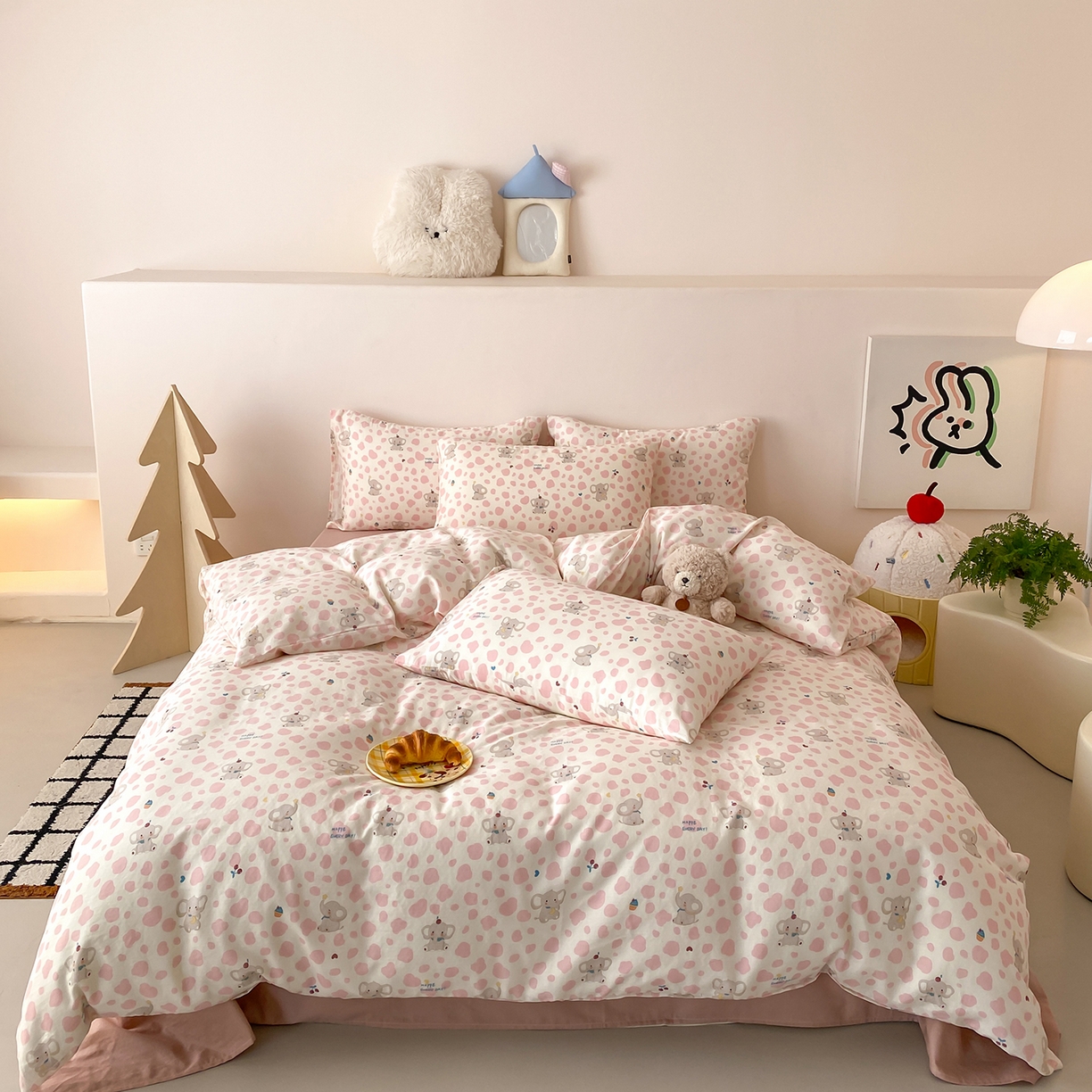 91家纺网 家纺一手货源 找家纺 （总）8小时家纺 2025新款40s天然肌理双层纱四件套