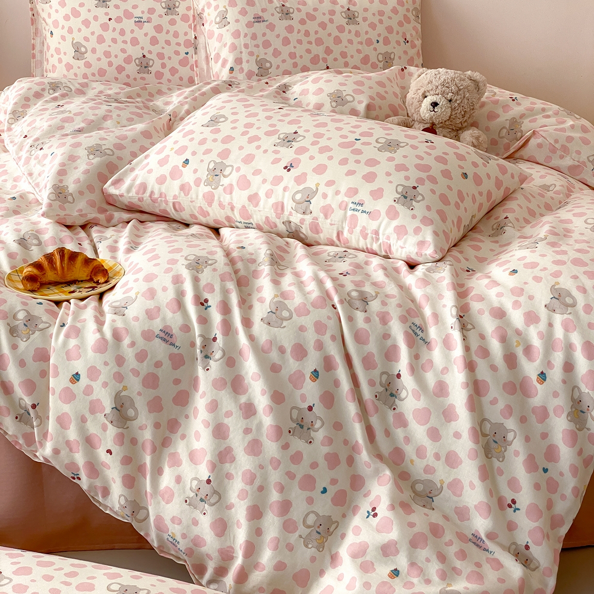 91家纺网 家纺一手货源 找家纺 （总）8小时家纺 2025新款40s天然肌理双层纱四件套