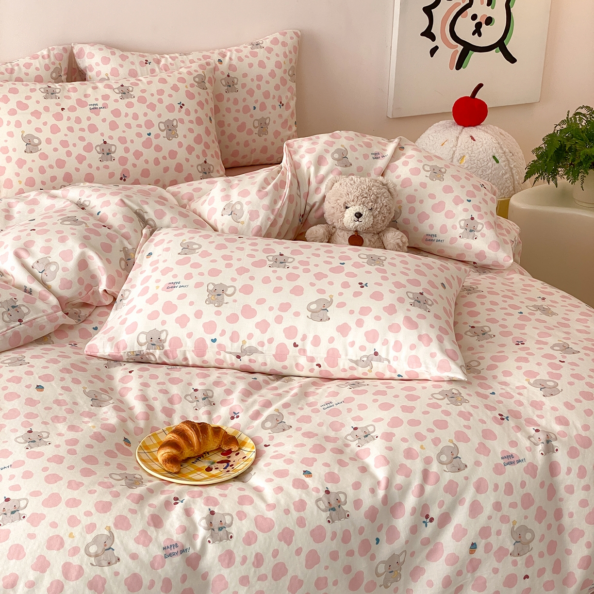 91家纺网 家纺一手货源 找家纺 （总）8小时家纺 2025新款40s天然肌理双层纱四件套