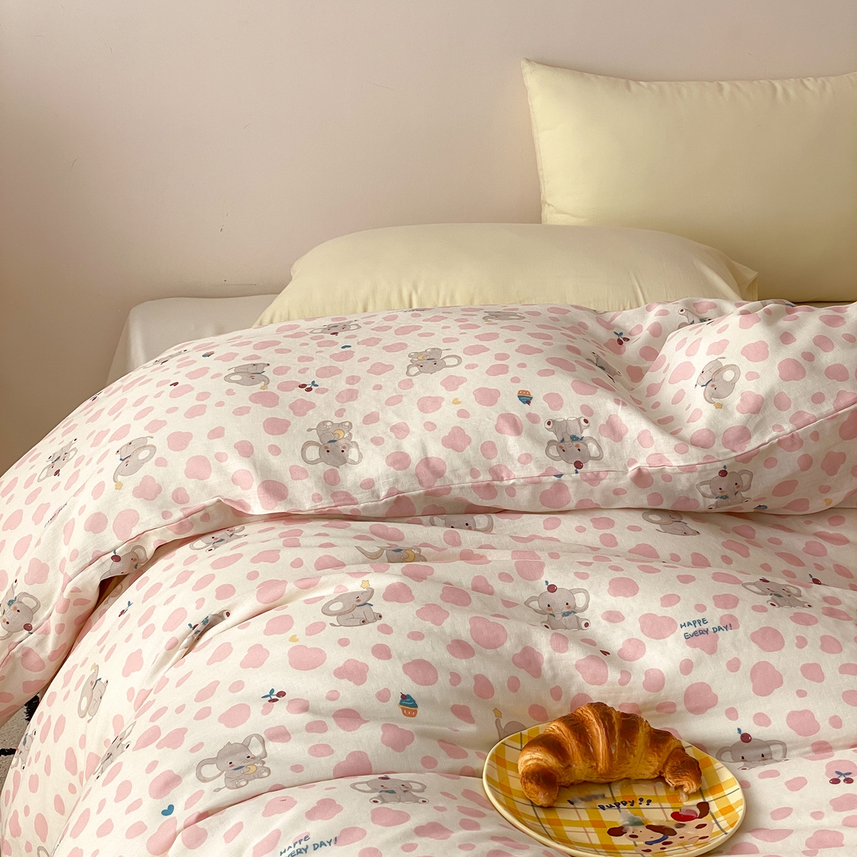 91家纺网 家纺一手货源 找家纺 （总）8小时家纺 2025新款40s天然肌理双层纱单品被套