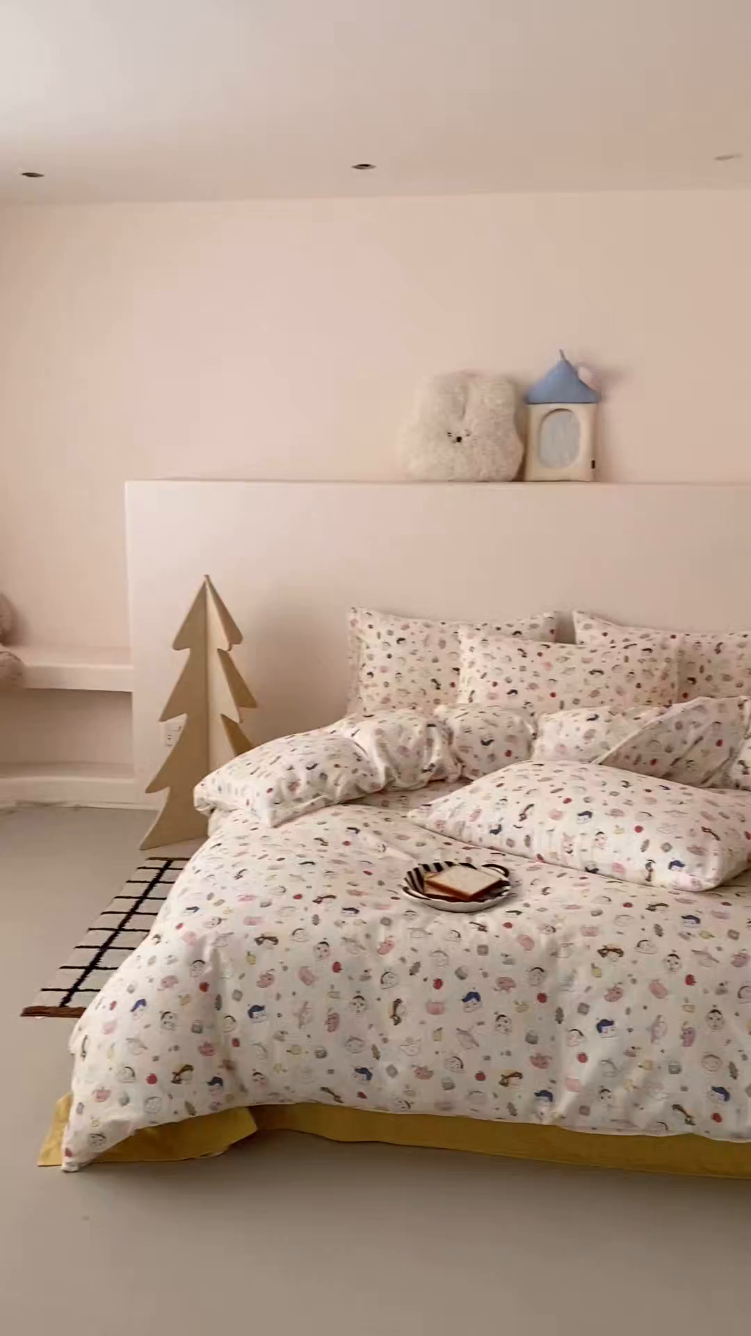 91家纺网 家纺一手货源 找家纺 8小时家纺 2025新款40s天然肌理双层纱单品被套 小新