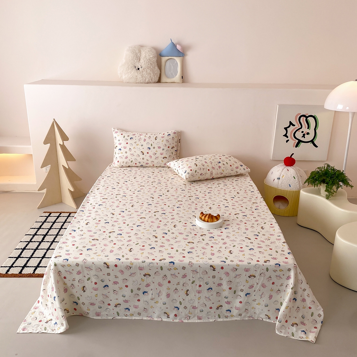 91家纺网 家纺一手货源 找家纺 （总）8小时家纺 2025新款40s天然肌理双层纱单品床单