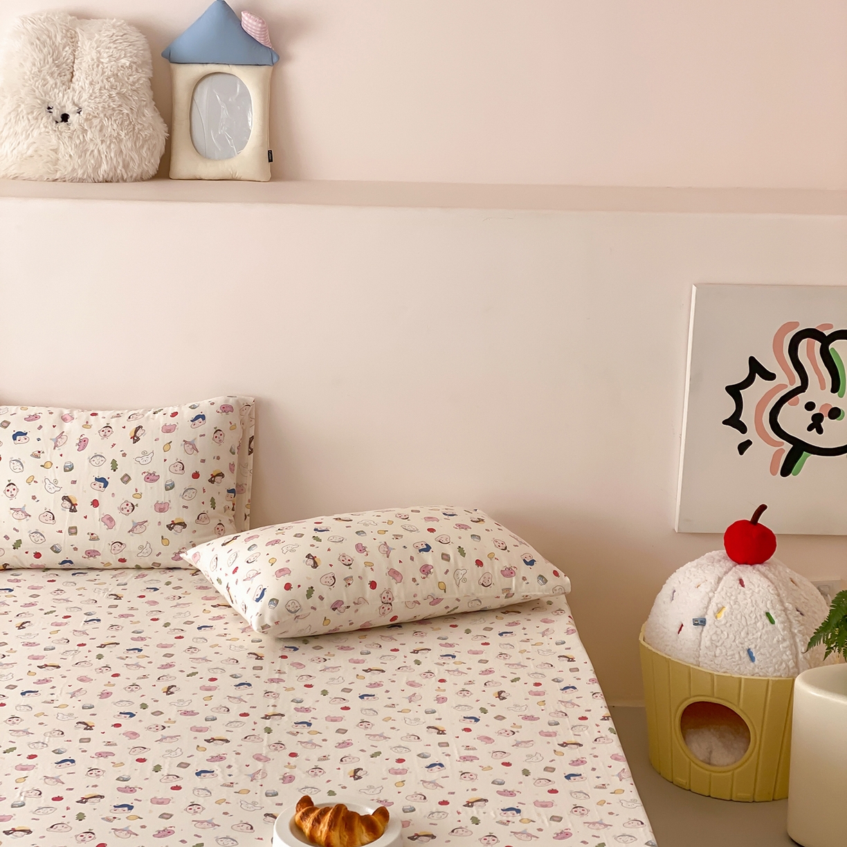 91家纺网 家纺一手货源 找家纺 8小时家纺 2025新款40s天然肌理双层纱单品床单 小新