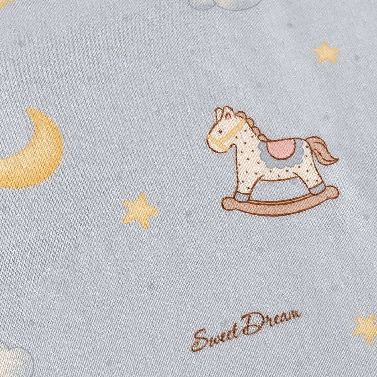 91家纺网 家纺一手货源 找家纺 8小时家纺 2025新款40s天然肌理双层纱单品床单 摇篮曲