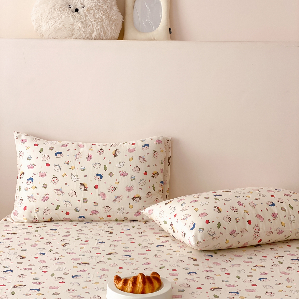 91家纺网 家纺一手货源 找家纺 8小时家纺 2025新款40s天然肌理双层纱单品床单 小新