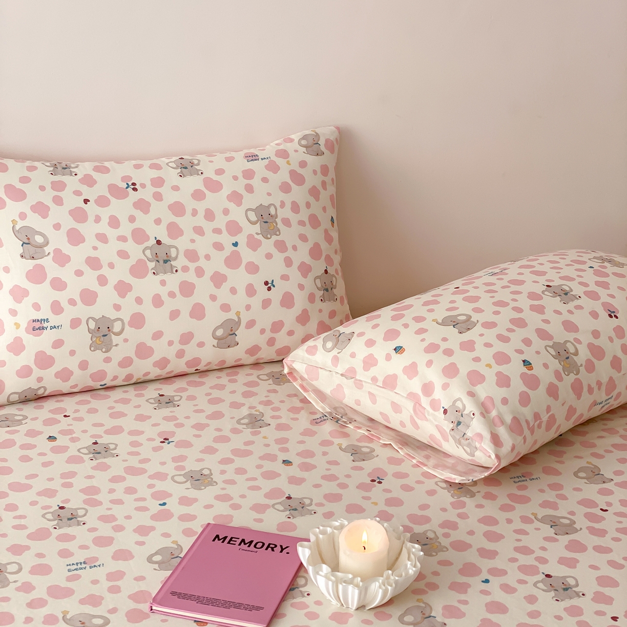 91家纺网 家纺一手货源 找家纺 8小时家纺 2025新款40s天然肌理双层纱单品床单 斑点象