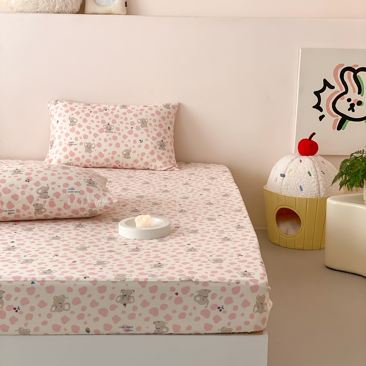 91家纺网 家纺一手货源 找家纺 （总）8小时家纺 2025新款40s天然肌理双层纱单品床笠