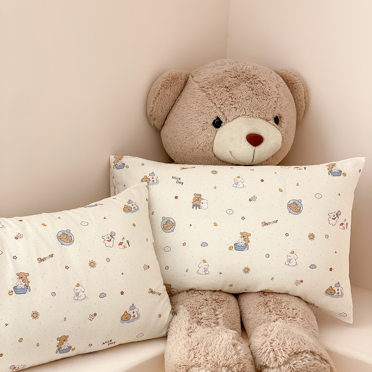 91家纺网 家纺一手货源 找家纺 （总）8小时家纺 2025新款40s天然肌理双层纱单品枕套