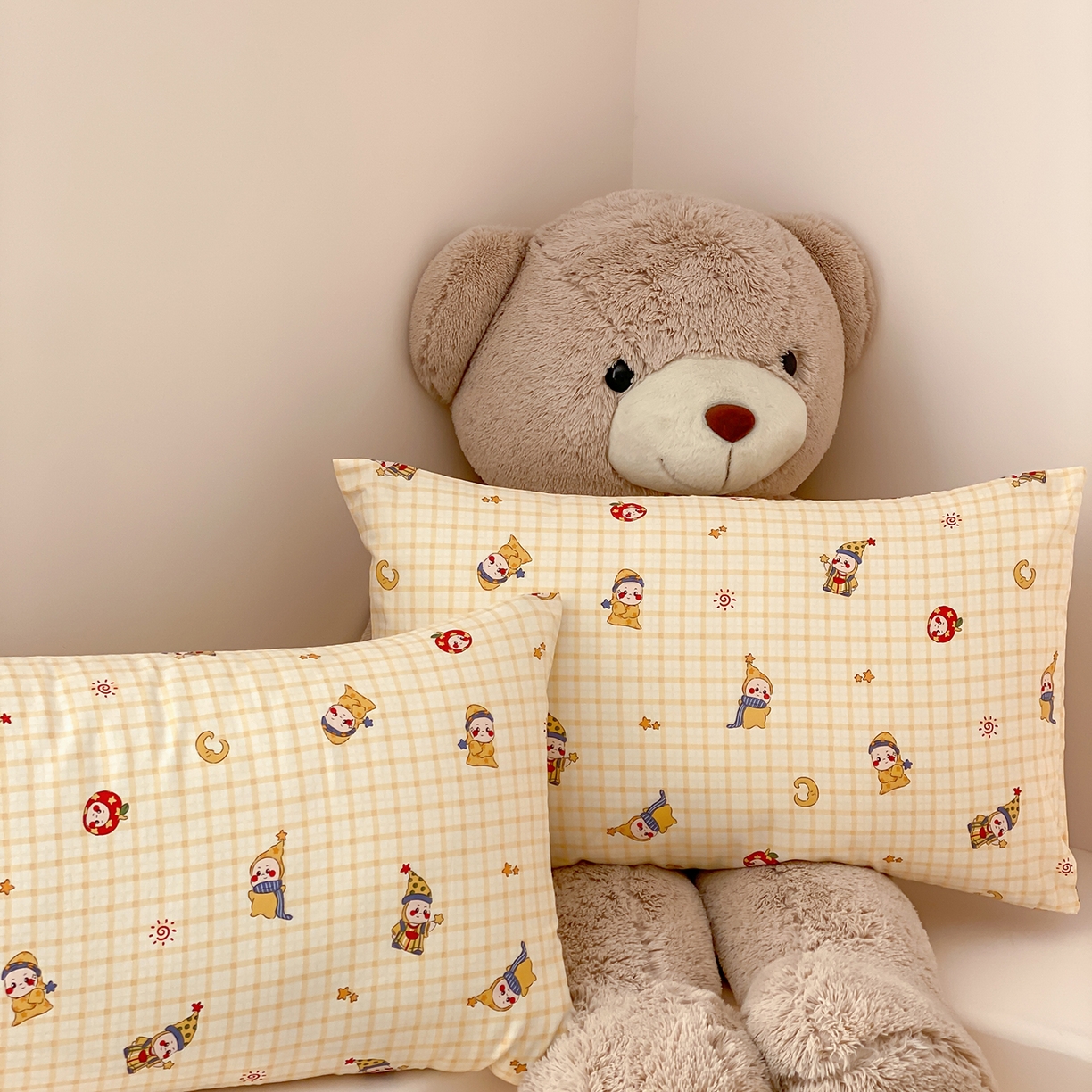 91家纺网 家纺一手货源 找家纺 （总）8小时家纺 2025新款40s天然肌理双层纱单品枕套