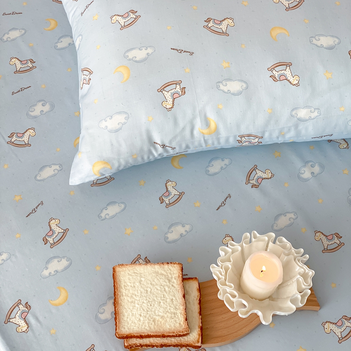 91家纺网 家纺一手货源 找家纺 8小时家纺 2025新款40s天然肌理双层纱单品枕套 摇篮曲