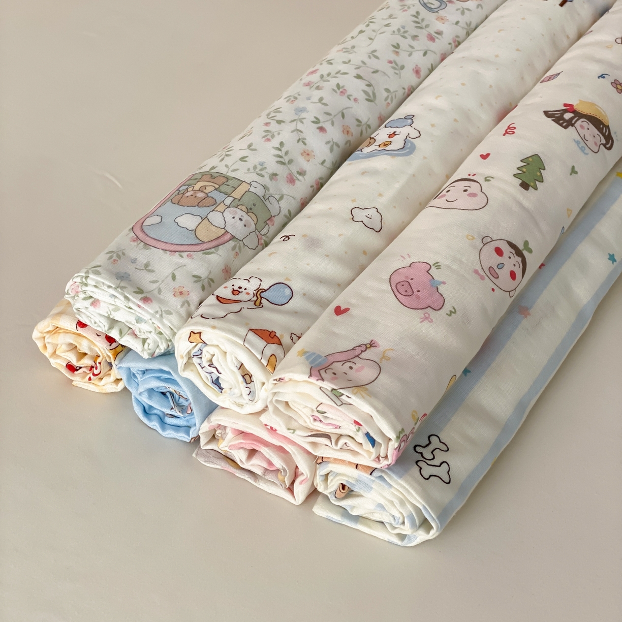 91家纺网 家纺一手货源 找家纺 8小时家纺 2025新款40s天然肌理双层纱单品枕套 组合图仅供参考