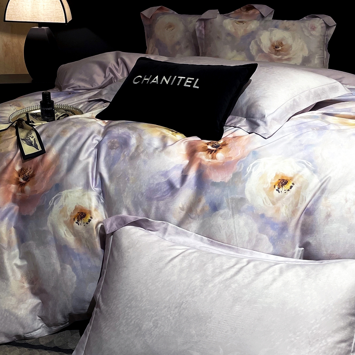 91家纺网 家纺一手货源 找家纺 （总）大渔生活 2025新款贡缎长绒棉高品数码印花四件套