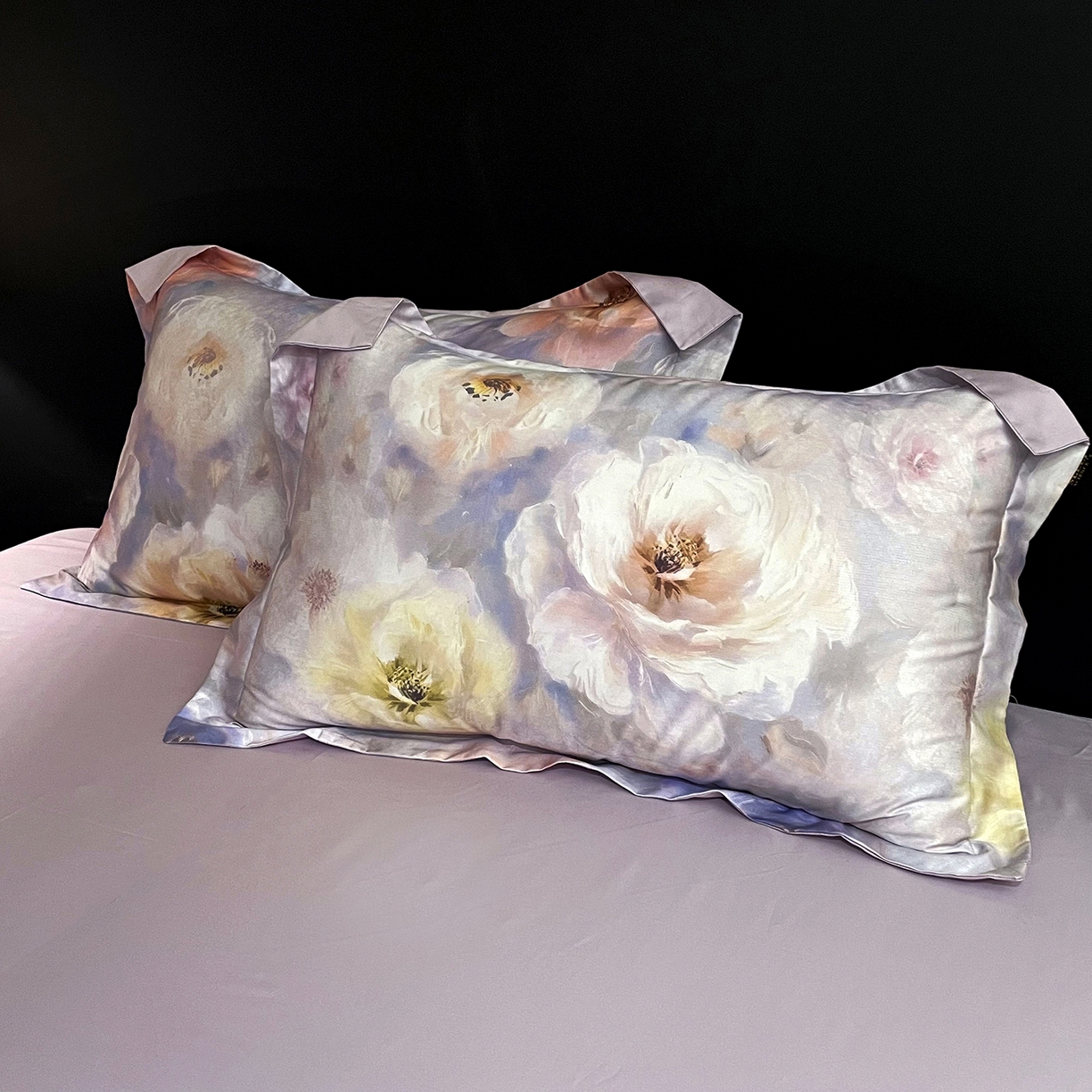 91家纺网 家纺一手货源 找家纺 （总）大渔生活 2025新款贡缎长绒棉高品数码印花四件套