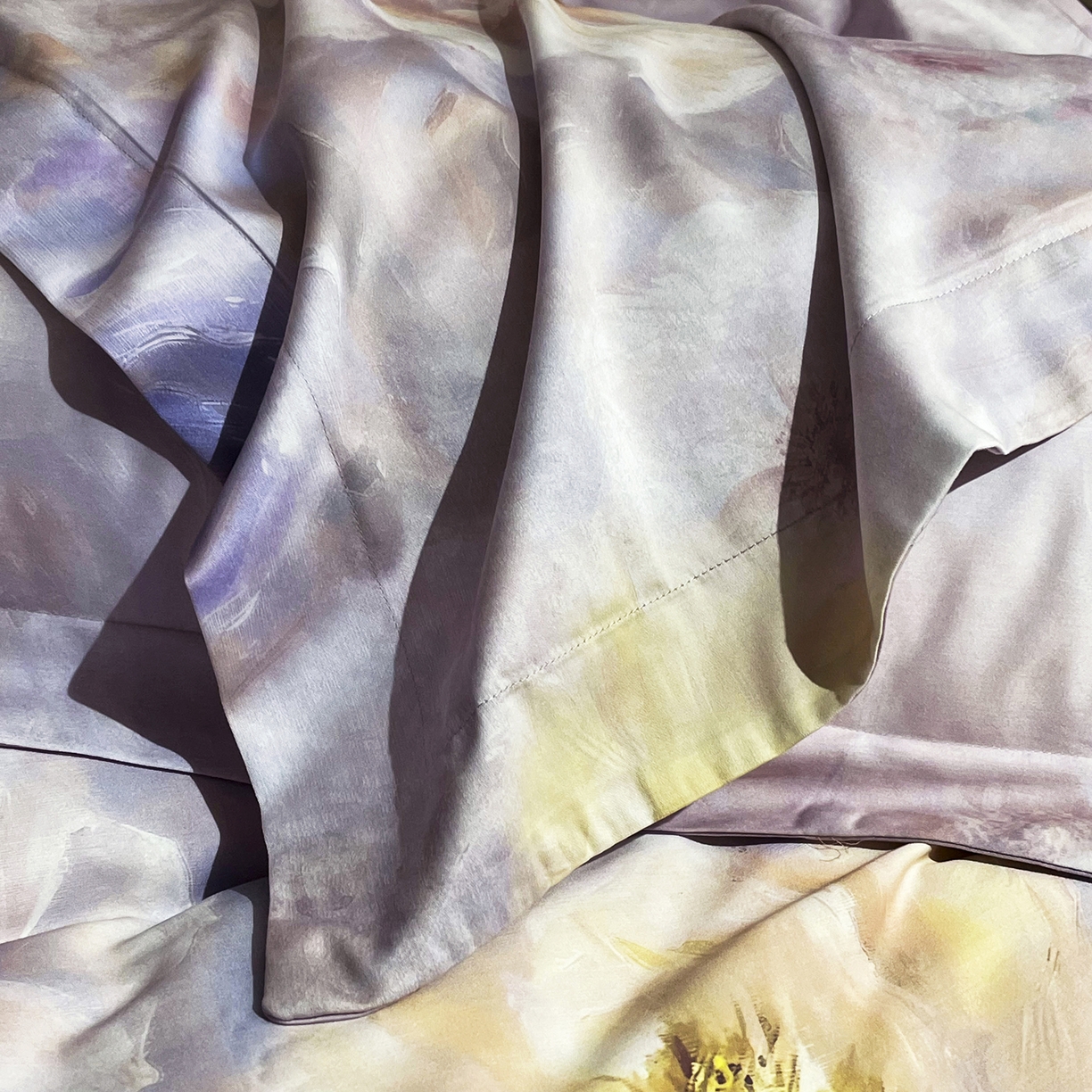 91家纺网 家纺一手货源 找家纺 （总）大渔生活 2025新款贡缎长绒棉高品数码印花四件套