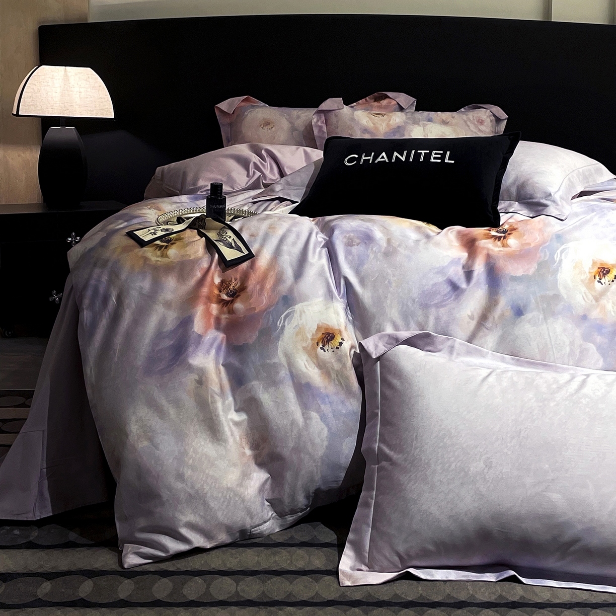 91家纺网 家纺一手货源 找家纺 （总）大渔生活 2025新款贡缎长绒棉高品数码印花四件套