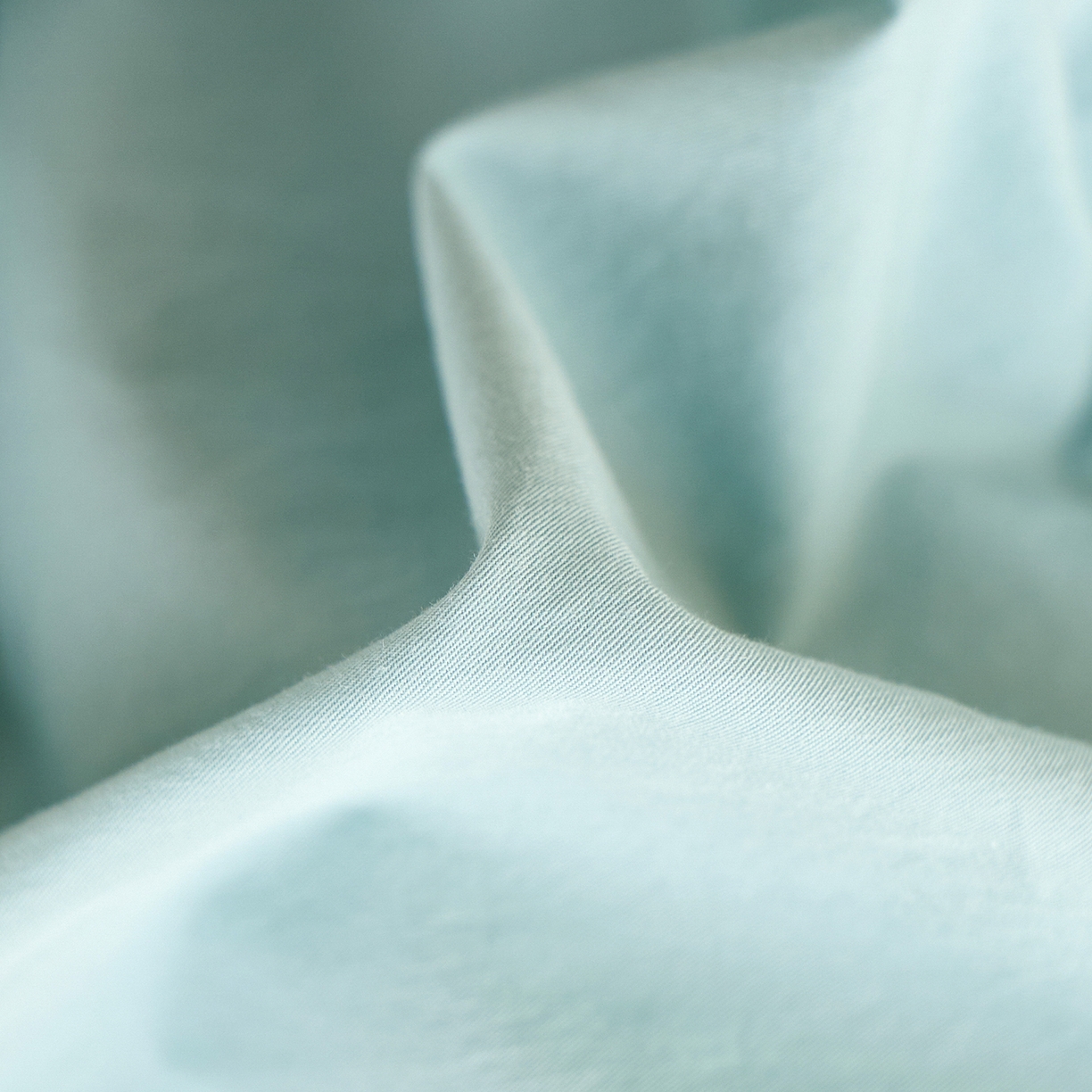 91家纺网 家纺一手货源 找家纺 轩和家居 2025新款全棉高支旧感砂洗长绒棉单床笠 松石绿