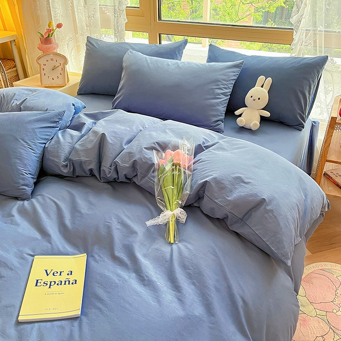 91家纺网 家纺一手货源 找家纺 （总）咏绒家纺工厂店 2025新款40支纯棉A类水洗棉四件套