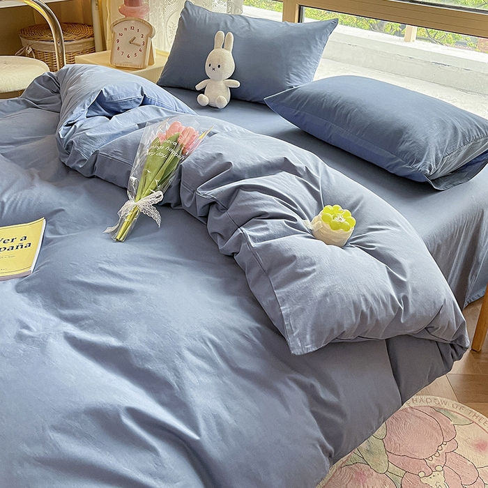 91家纺网 家纺一手货源 找家纺 （总）咏绒家纺工厂店 2025新款40支纯棉A类水洗棉四件套