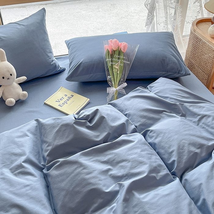 91家纺网 家纺一手货源 找家纺 （总）咏绒家纺工厂店 2025新款40支纯棉A类水洗棉四件套