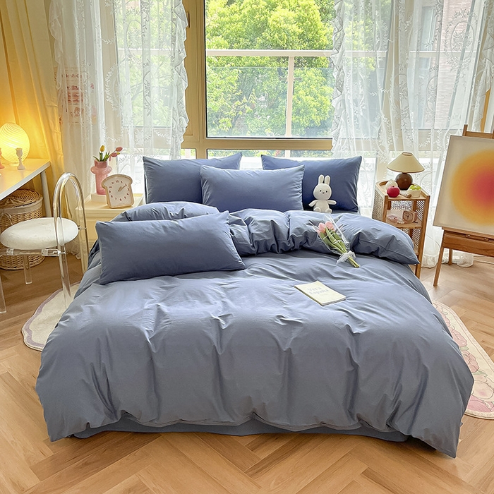 91家纺网 家纺一手货源 找家纺 （总）咏绒家纺工厂店 2025新款40支纯棉A类水洗棉四件套