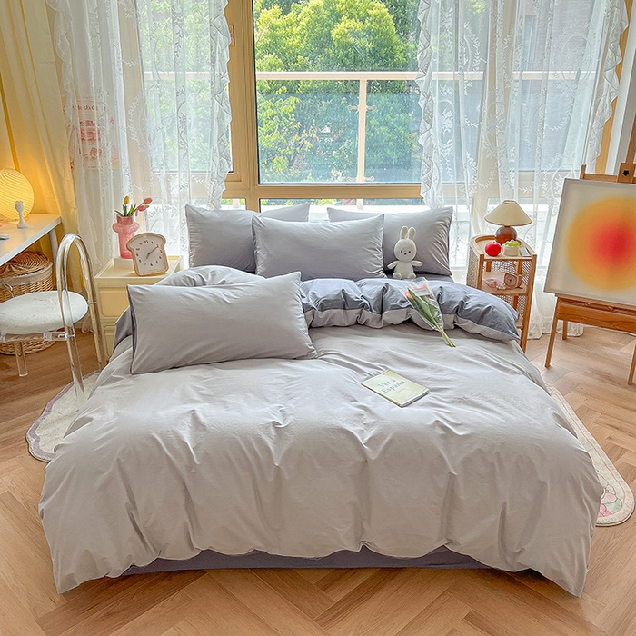 91家纺网 家纺一手货源 找家纺 （总）咏绒家纺工厂店 2025新款40支纯棉A类水洗棉四件套