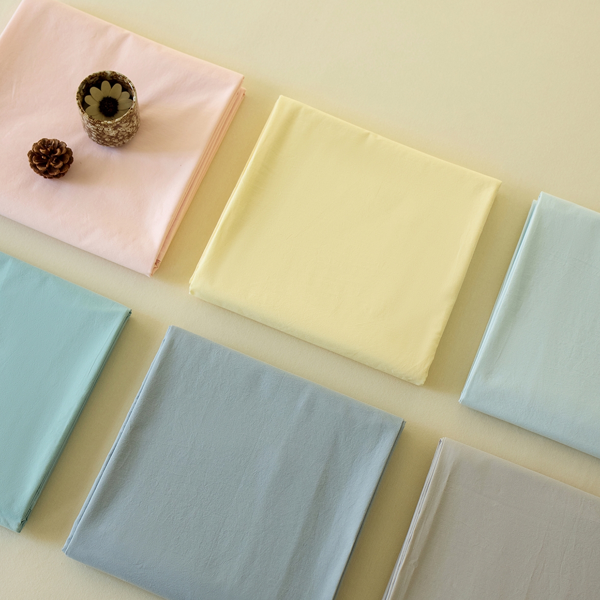 91家纺网 家纺一手货源 找家纺 （总）轩和家居 2025新款全棉高支旧感砂洗长绒棉单床单