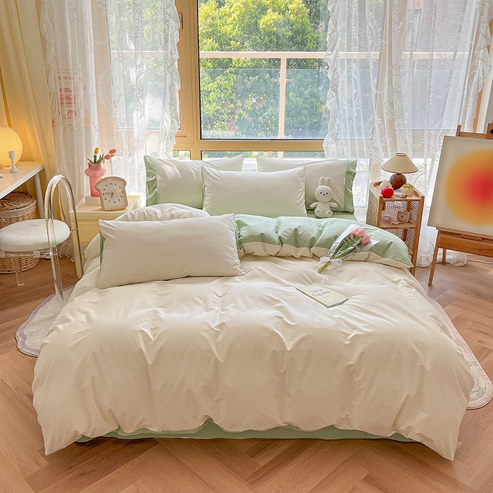 91家纺网 家纺一手货源 找家纺 （总）咏绒家纺工厂店 2025新款40支纯棉A类水洗棉四件套