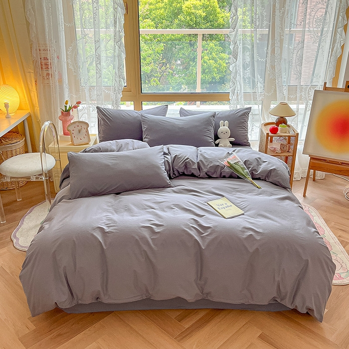 91家纺网 家纺一手货源 找家纺 （总）咏绒家纺工厂店 2025新款40支纯棉A类水洗棉四件套