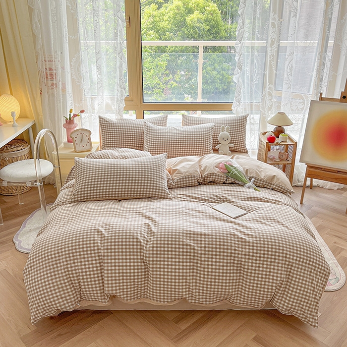 91家纺网 家纺一手货源 找家纺 （总）咏绒家纺工厂店 2025新款40支纯棉A类水洗棉四件套