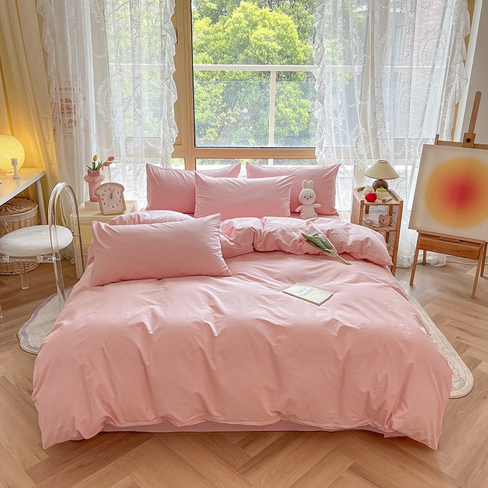 91家纺网 家纺一手货源 找家纺 （总）咏绒家纺工厂店 2025新款40支纯棉A类水洗棉四件套