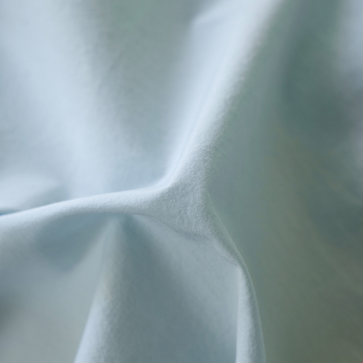 91家纺网 家纺一手货源 找家纺 轩和家居 2025新款全棉高支旧感砂洗长绒棉单床单 天空蓝