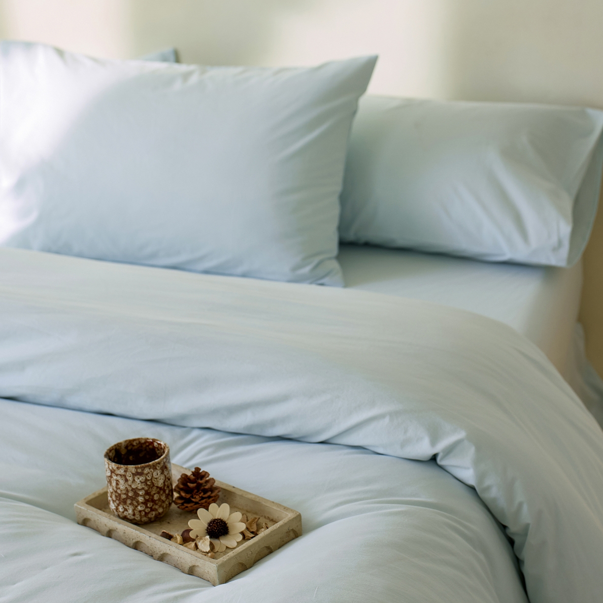 91家纺网 家纺一手货源 找家纺 （总）轩和家居 2025新款全棉高支旧感砂洗长绒棉单被套