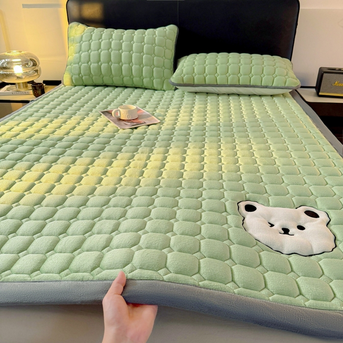 91家纺网 家纺一手货源 找家纺 （总）予梦家纺 2025新款塔芙绒床护垫床垫保护套