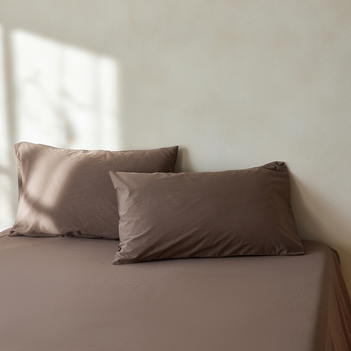 91家纺网 家纺一手货源 找家纺 （总）轩和家居 2025新款全棉高支旧感砂洗长绒棉单枕套