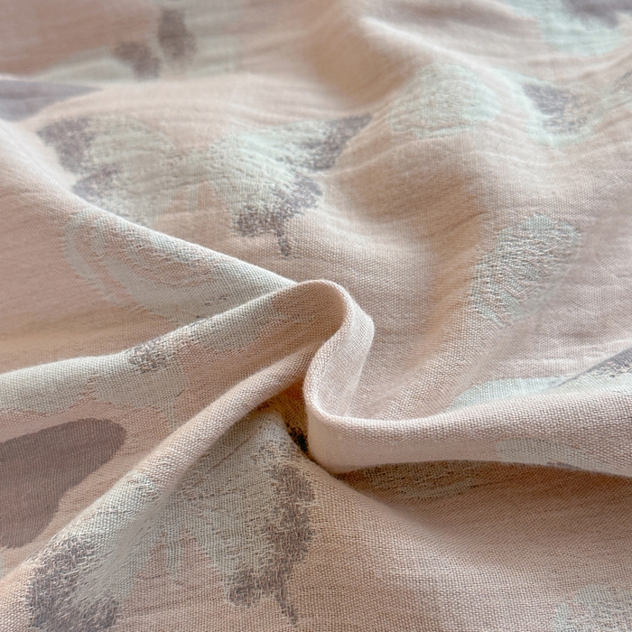 91家纺网 家纺一手货源 找家纺 （总）咏绒家纺工厂店 2025新款贝壳绣全棉A类三层纱提花款四件套