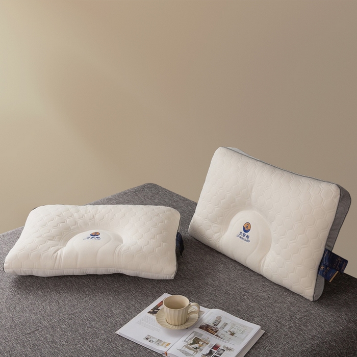 91家纺网 家纺一手货源 找家纺 胜诗梵  2025新款太空舱云端乳胶枕 灰色