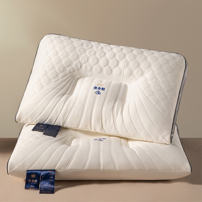 91家纺网 家纺一手货源 找家纺 （总）胜诗梵  2025新款商务舱云端乳胶枕