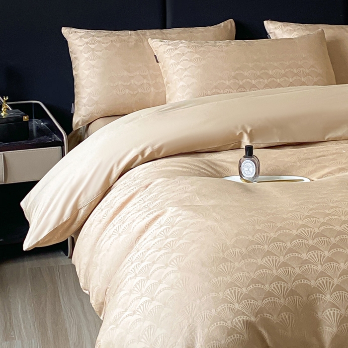 91家纺网 家纺一手货源 找家纺 （总）咏绒家纺工厂店 2025新款长绒棉纯色款提花四件套