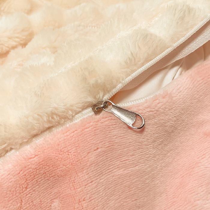 91家纺网 家纺一手货源 找家纺 （总）女子家纺 2025新款兔兔绒加厚华夫格绒牛奶绒保暖四件套